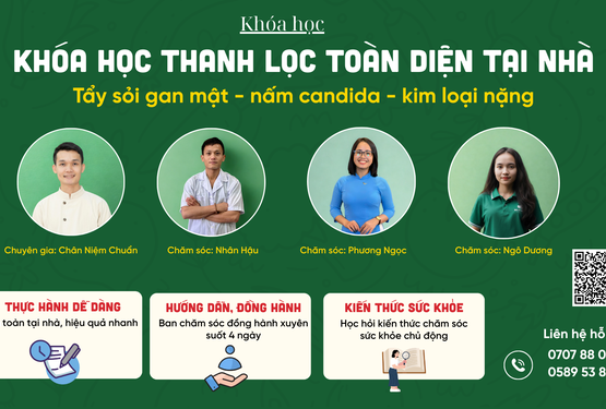 Khóa học Thanh lọc Online tại nhà toàn diện