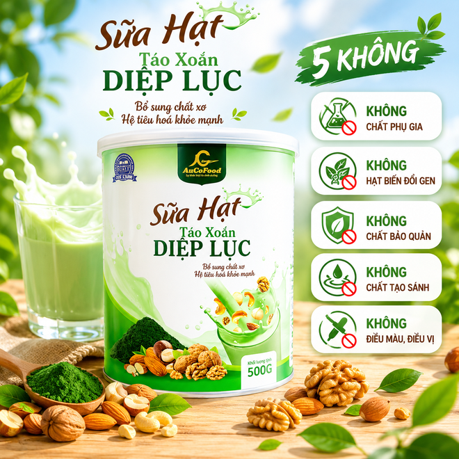 Ngũ cốc tảo xoắn diệp lục