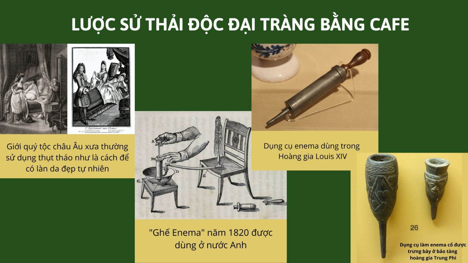 cà phê hữu cơ thải độc đại tràng